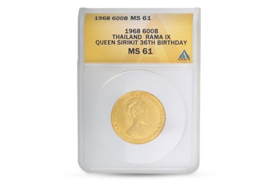 Lot 448 - A 1968 THAILAND QUEEN'S 36TH BIRTHDAY 600 BAHT...