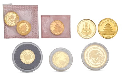 Lot 451 - A COLLECTION OF ASSORTED GOLD COINS, including...