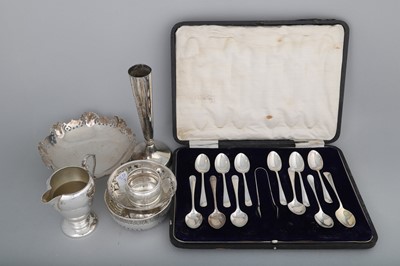 Lot 227 - A MISCELLANEOUS COLLECTION OF STERLING...