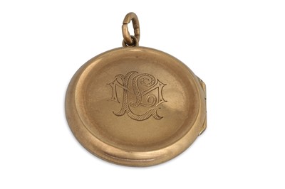 Lot 4 - AN ANTIQUE 9CT GOLD LOCKET, together with a...