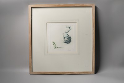Lot 237 - ÉADAÍN CAT AND MOUSE PRINT, Irish contemporary,...