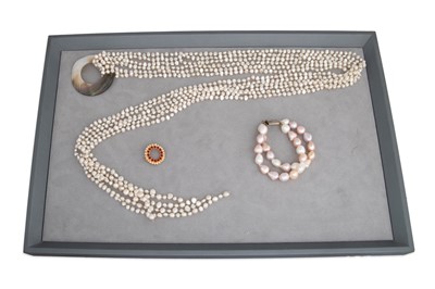 Lot 54 - A COLLECTION OF CULTURED PEARL JEWELLERY, and...