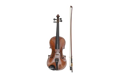 Lot 199 - A LATE 19TH CENTURY BAVARIAN VIOLIN, paper...
