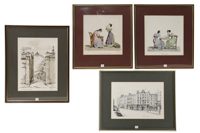 Lot 437 - S.K. MELLON (IRL 20th Century) "College Lane,...