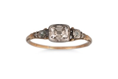Lot 264 - A GEORGIAN DIAMOND RING, C. 1770'S, set with...