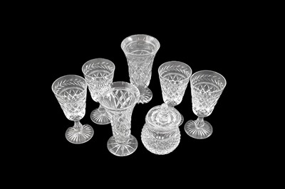 Lot 479 - A SET OF FOUR STUART CRYSTAL GLASSES IN THE...