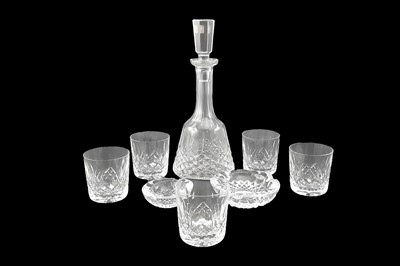 Lot 590 - A SET OF FIVE MODERN WATERFORD CRYSTAL WHISKEY...