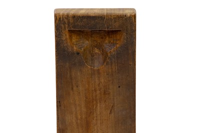 Lot 498 - A SET OF SIX TUAM CHAIRS, African wood, with...