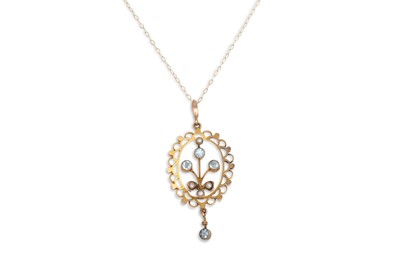 Lot 84 - AN EARLY TWENTIETH CENTURY SEED PEARL AND...