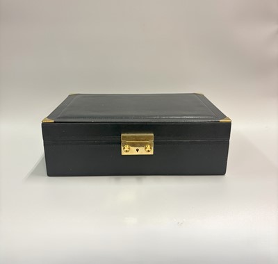 Lot 346 - A MID 1970'S NAVY BLUE ROLEX JEWELLERY BOX,...
