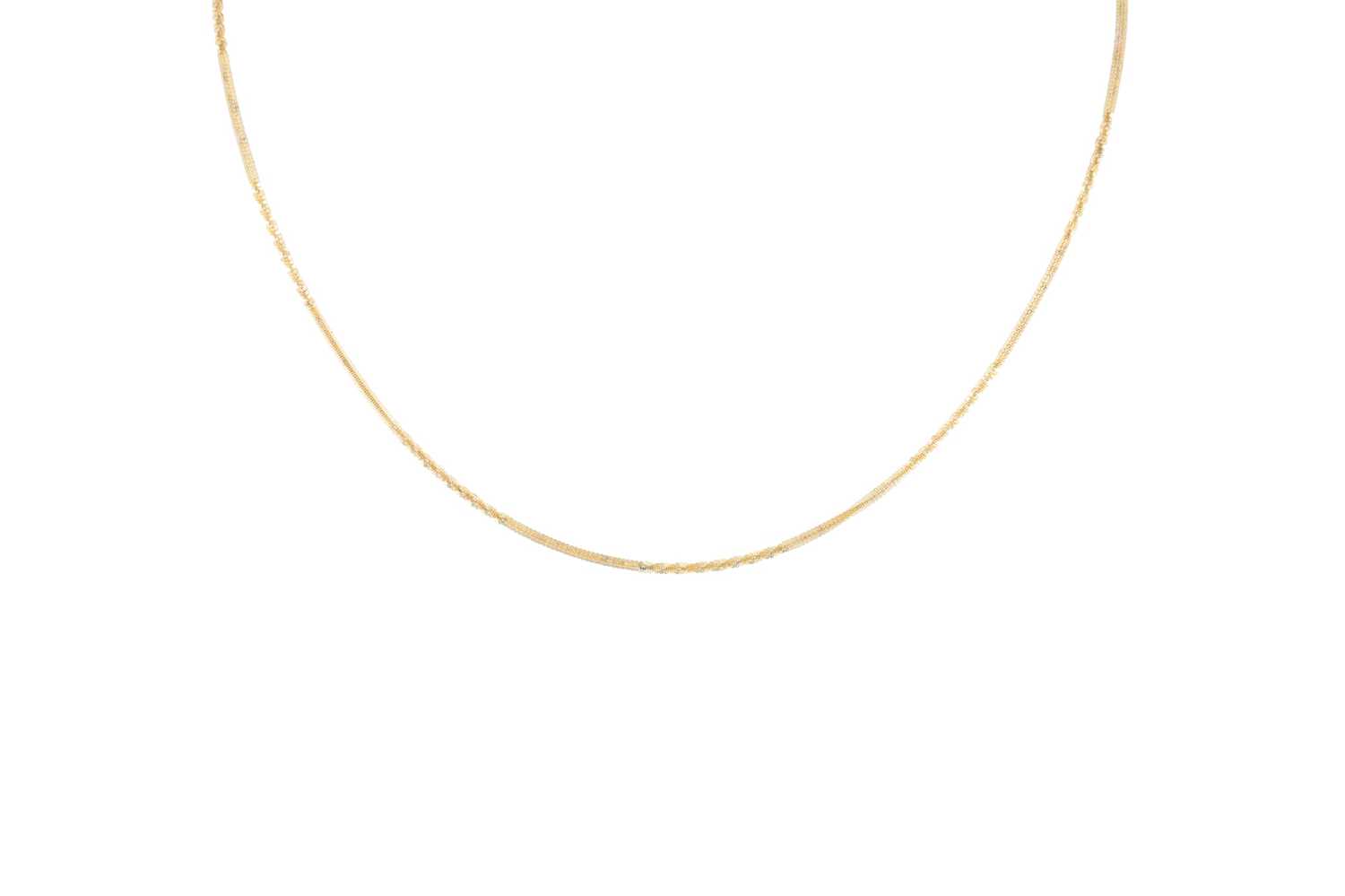 Lot 150 - A 22CT GOLD NECKLACE, 3.5 g.