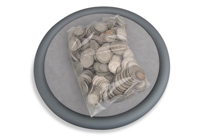 Lot 475 - A BAG OF 1920 - 1946 50% SILVER ENGLISH COINS,...