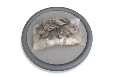 Lot 476 - A BAG OF 1920 - 1946 50% SILVER ENGLISH COINS,...