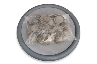 Lot 477 - A BAG OF 1920 - 1946 50% SILVER ENGLISH COINS,...