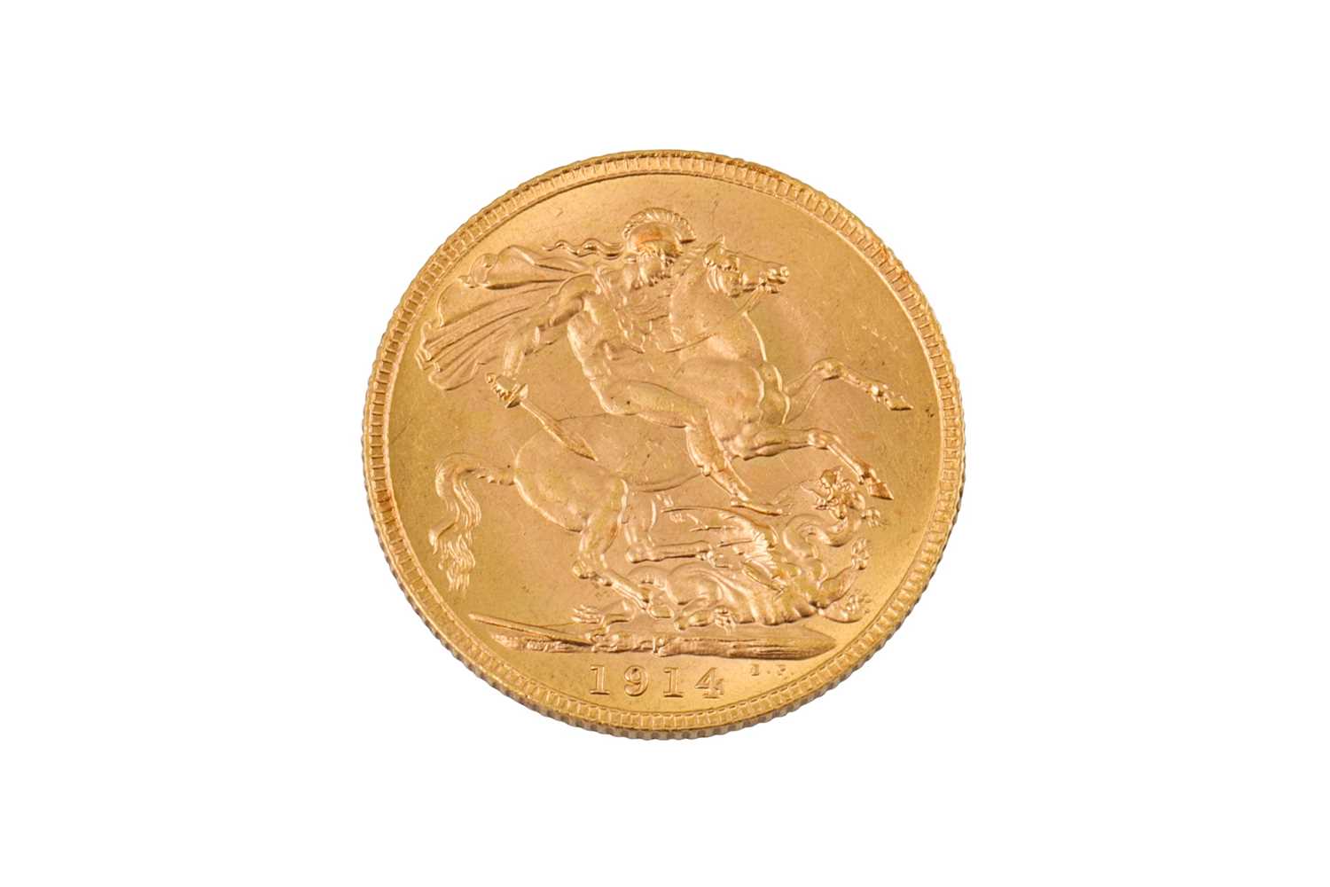 Lot 481 - A 1914 FULL GOLD SOVEREIGN ENGLISH COIN, Perth,...