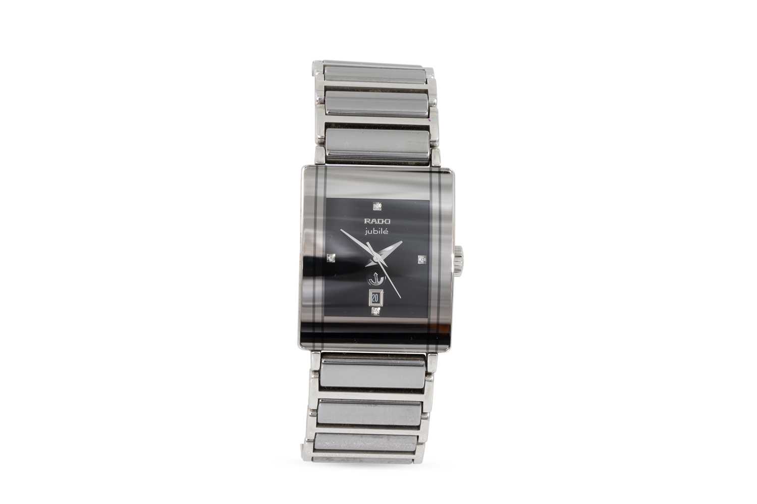 Lot 321 - A GENTS STAINLESS STEEL RADO JUBILEE