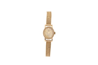 Lot 320 - A LADY'S 9CT GOLD OMEGA WRISTWATCH, boxed,...