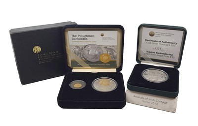 Lot 406 - A 2009 €20 GOLD & €10 SILVER TWIN COIN SET,...
