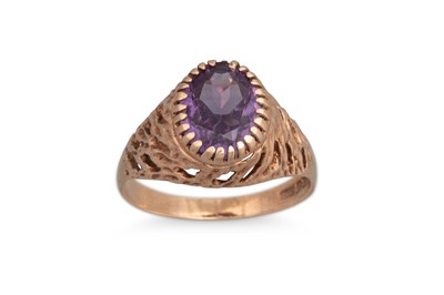 Lot 58 - A 1/10 9CT GOLD PLATED STONE SET BANGLE, (10 g....