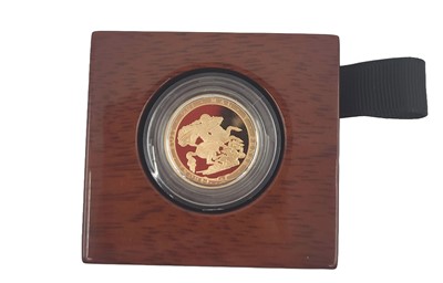 Lot 412 - A 2017 GOLD PROOF FULL SOVEREIGN ENGLISH COIN,...