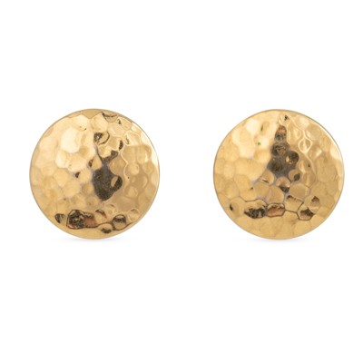 Lot 277 - A PAIR OF VINTAGE MONET EARRINGS, clip on, signed