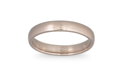 Lot 246 - A COLLECTION OF THREE 18CT WHITE GOLD WEDDING...