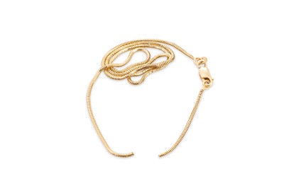Lot 146 - VARIOUS TANGLED AND BROKEN 9CT GOLD CHAINS,...