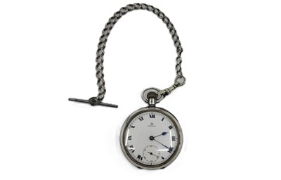 Lot 333 - AN ANTIQUE EARLY 20TH CENTURY OMEGA OPEN FACE...