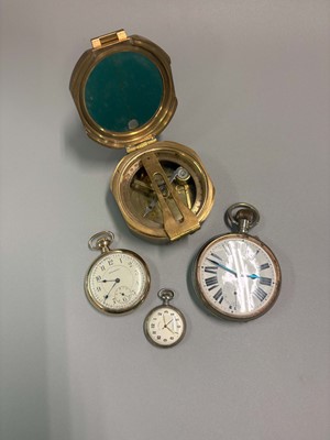 Lot 362 - A VINTAGE MCDOWELL'S SILVER CASED OPEN FACED...