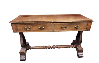 Lot 426 - A VICTORIAN RECTANGULAR MAHOGANY LIBRARY TABLE,...