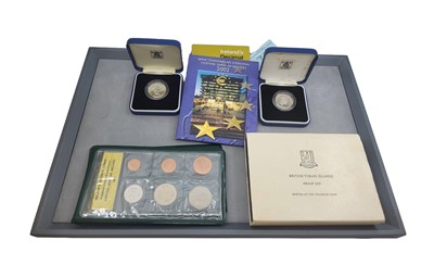 Lot 389 - A PAIR OF 1986 SILVER PROOF £2 ENGLISH COINS,...