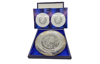 Lot 390 - A PADRAIG PEARSE 1966 SILVER PLATE, by Royal...