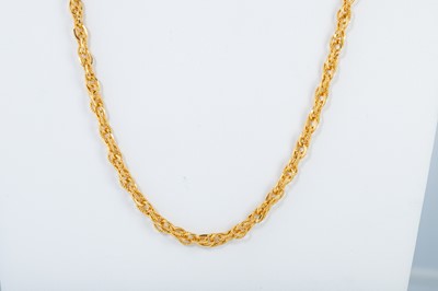 Lot 208 - A MIDDLE EASTERN HIGH CARAT YELLOW GOLD...