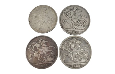 Lot 392 - A COLLECTION OF FIVE SILVER ENGLISH VICTORIAN...