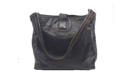 Lot 12 - A VINTAGE LADY'S LEATHER HANDBAG, Yves Saint...