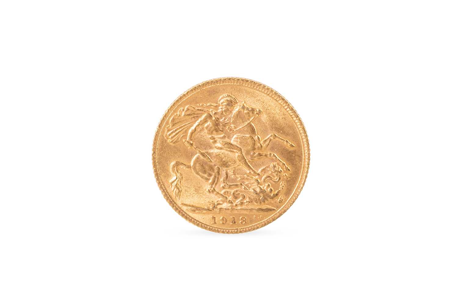 Lot 383 - A GEORGE V FULL GOLD SOVEREIGN, 22 ct,
