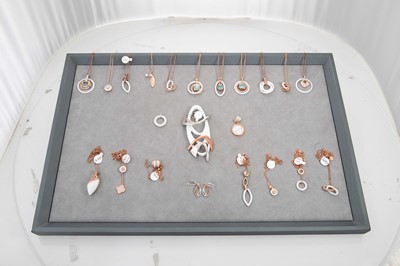Lot 198 - A COLLECTION OF STONE SET JEWELLERY,...