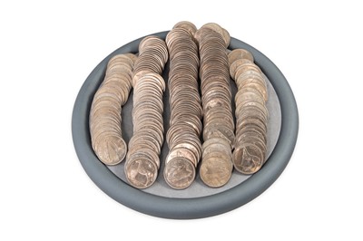 Lot 374 - 200 x 1967 IRISH HALF CROWN COINS, from a mint...