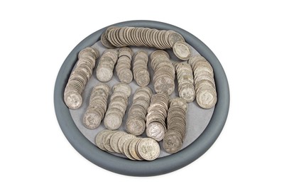 Lot 376 - A BAG OF 1920-1946 50% SILVER ENGLISH COINS,...