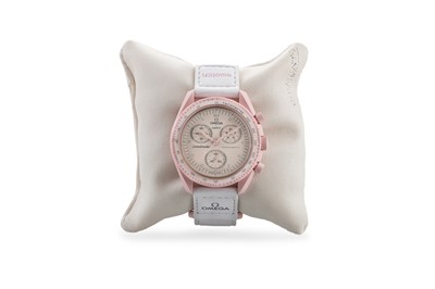 Lot 240 - A SWATCH X OMEGA 'MISSION TO VENUS' WRISTWATCH,...