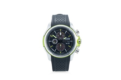 Lot 326 - A GENT'S CITIZEN TWO COLOUR ECO-DRIVE...