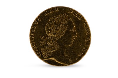 Lot 458 - A 1762 GEORGE III QUARTER GUINEA GOLD ENGLISH...