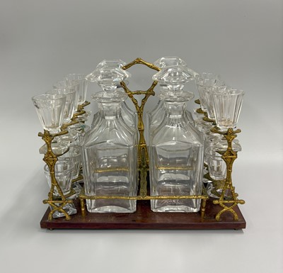 Lot 505 - A MID 20TH CENTURY DECANTER SET, comprising...