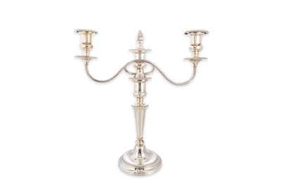 Lot 501 - A MODERN THREE BRANCH CANDELABRA OF NEO...