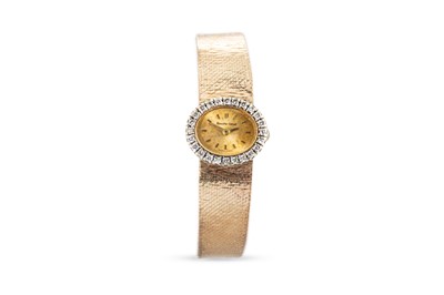 Lot 410 - A LADY'S GOLD BUECHE GIROD WRISTWATCH,...