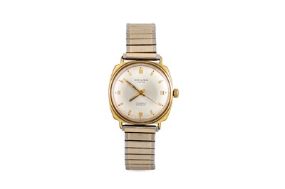 Lot 413 - A GENT'S VINTAGE ORIORA GOLD-PLATED WRISTWATCH,...