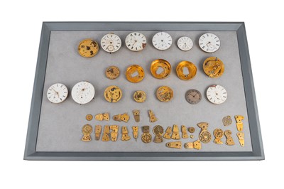 Lot 423 - FOUR (ANTIQUE) IRISH SIGNED WATCH MOVEMENTS,...