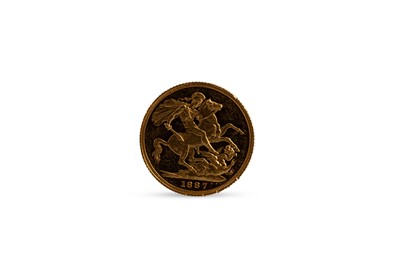 Lot 220 - A VICTORIAN FULL GOLD SOVEREIGN, dated 1887