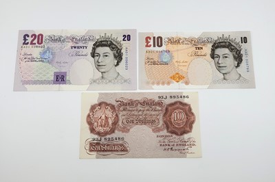 Lot 483 - A SET OF 3 1993 UNCUT WEB PRINT £5 ENGLISH...