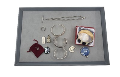 Lot 248 - A COLLECTION OF SILVER & OTHER JEWELLERY,...